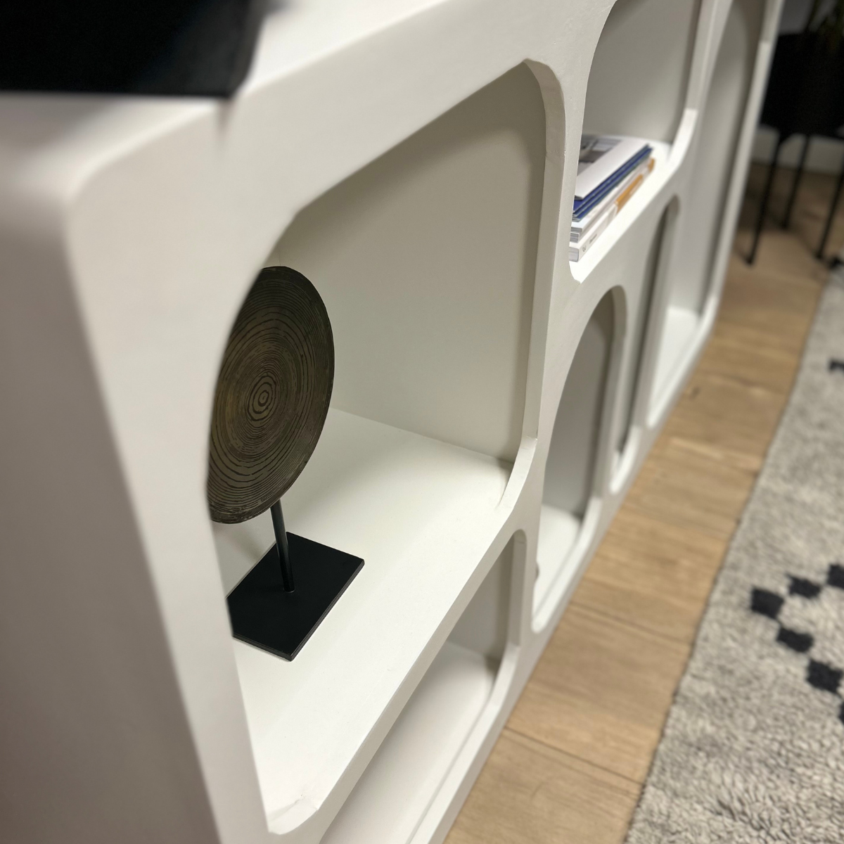 Dressoir Caya | 6 Vakken | Mangohout wit
