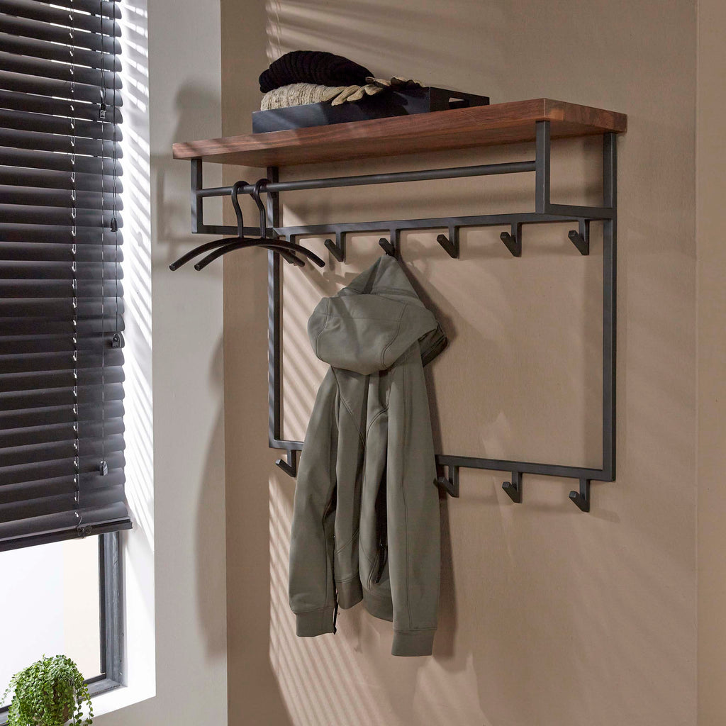 Kapstok Daytona Hoog | Hoedenplank | Massief saja