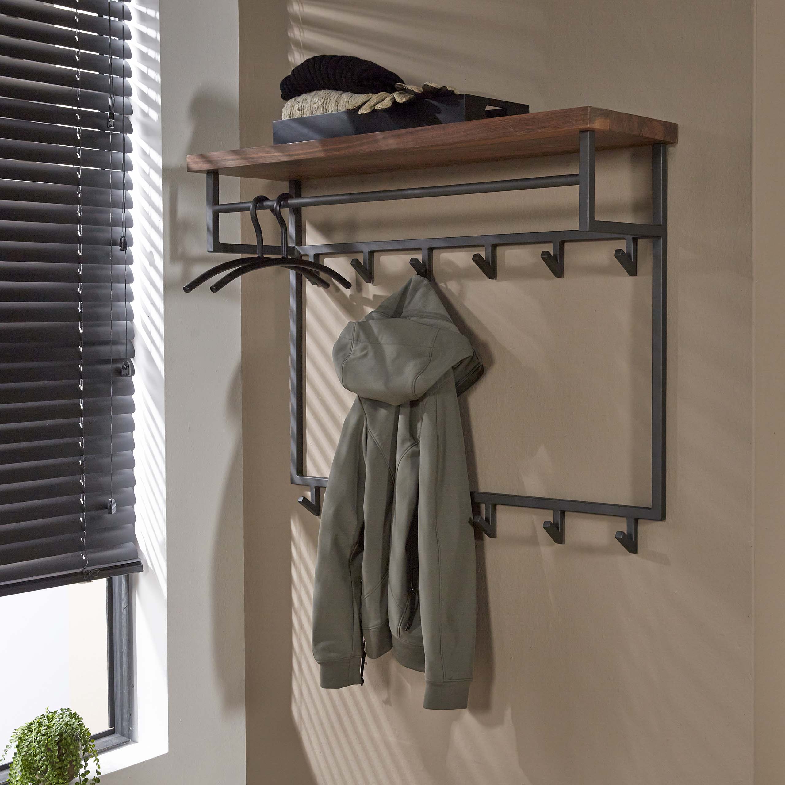 Kapstok Daytona Hoog | Hoedenplank | Massief saja