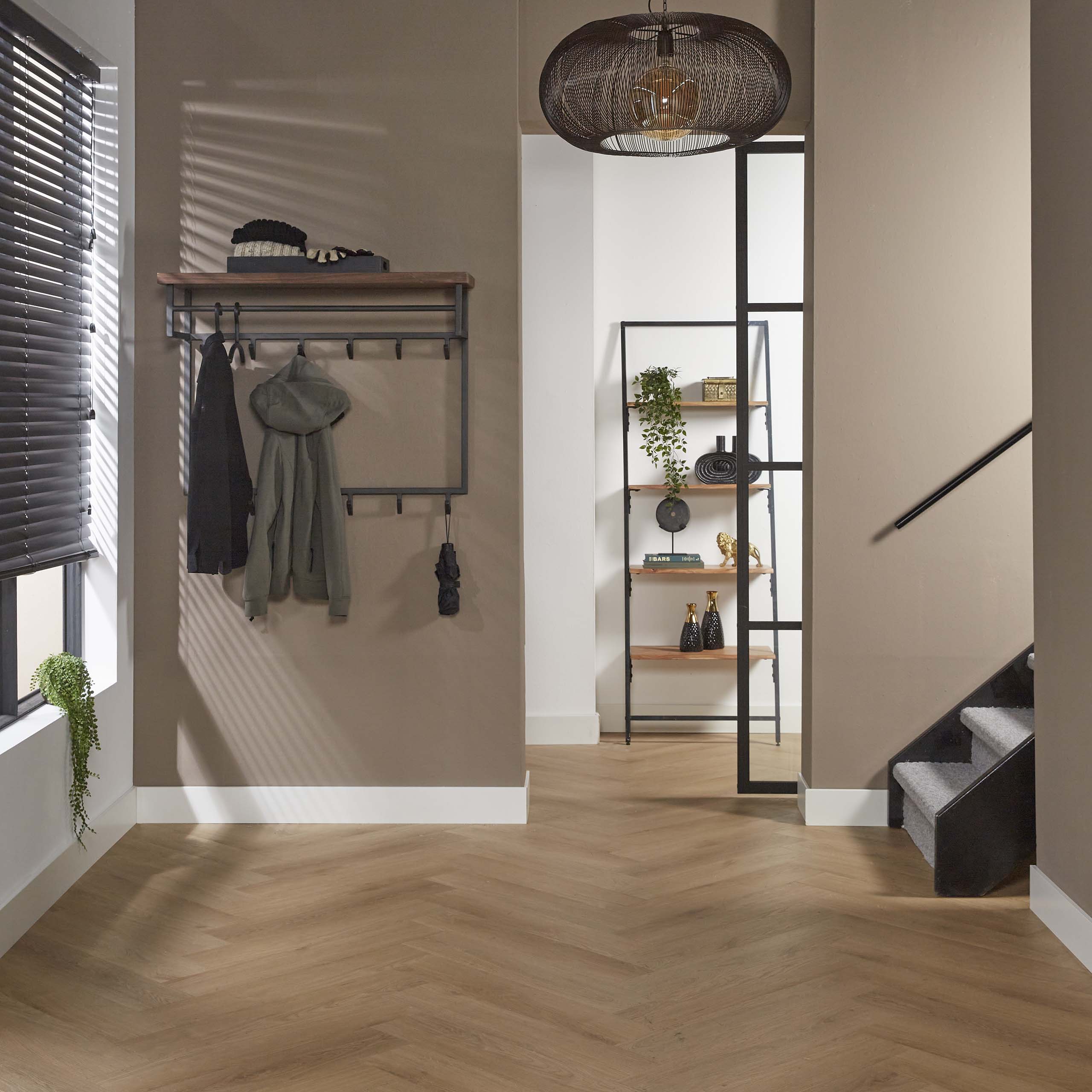 Kapstok Daytona Hoog | Hoedenplank | Massief saja