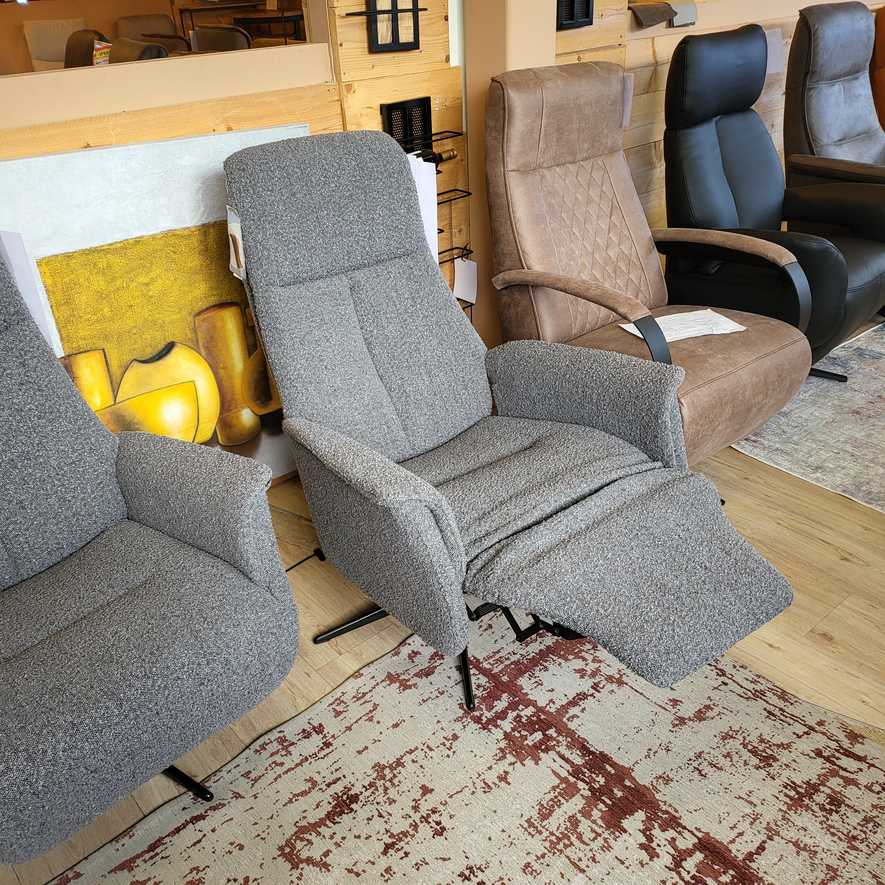 Draaibare relaxfauteuil Alyssa