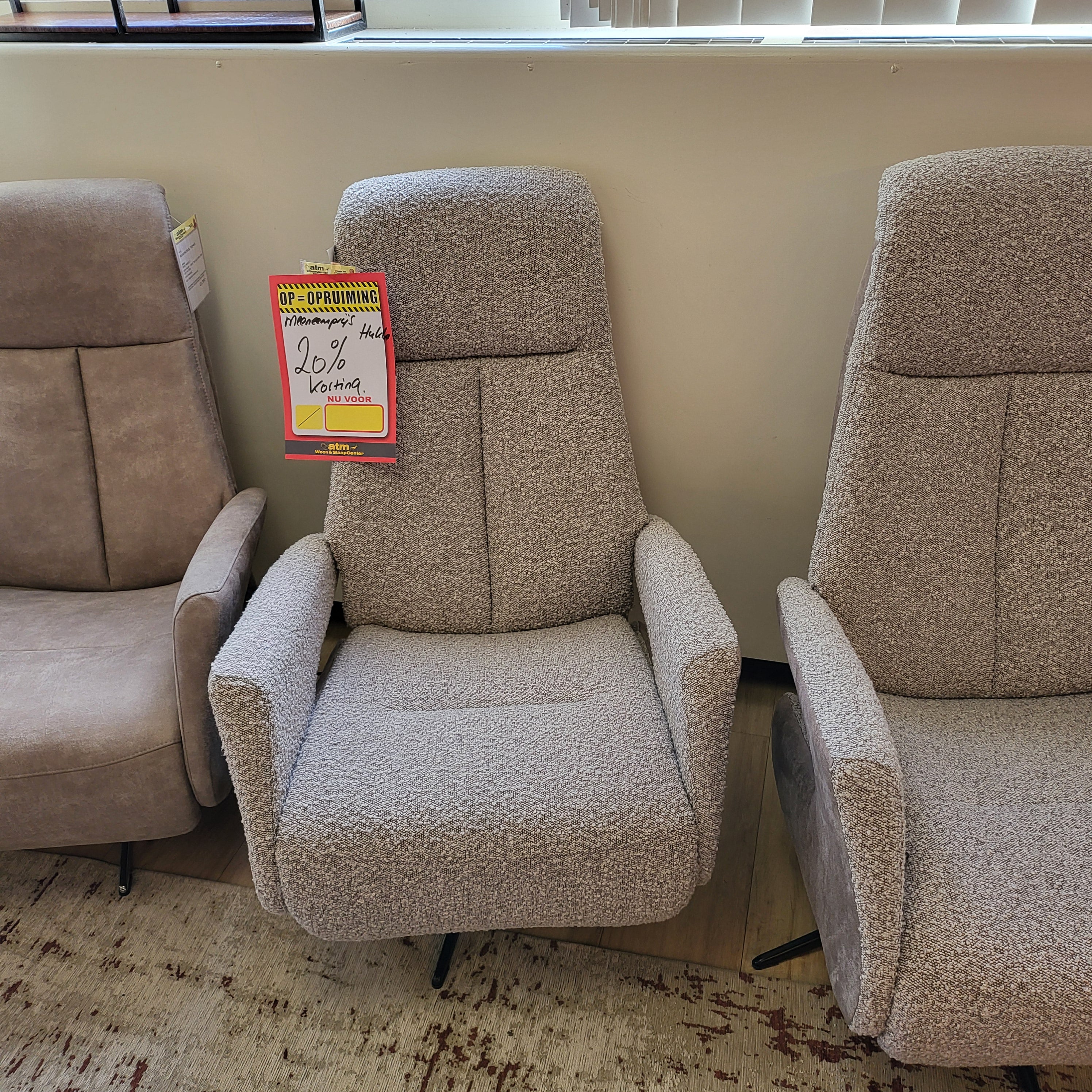 Draaibare relaxfauteuil Thomas