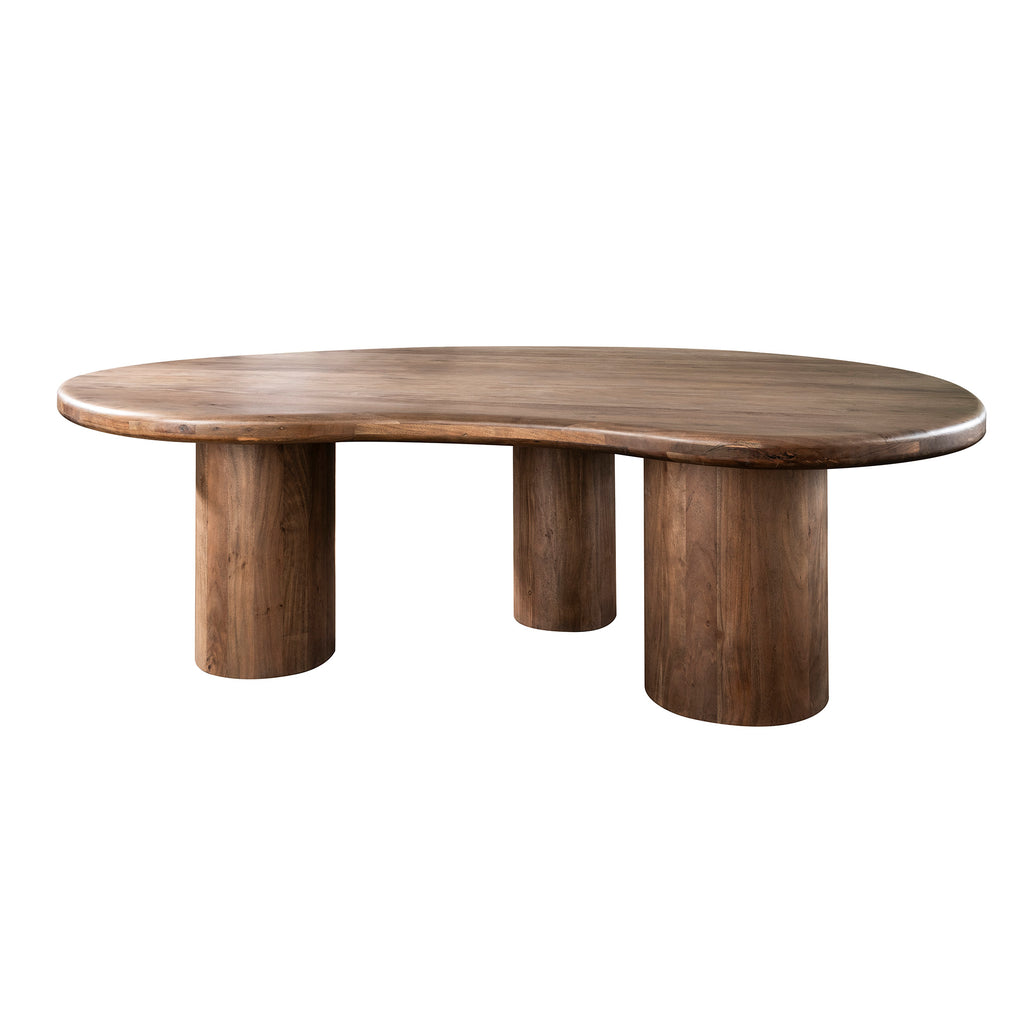 Eettafel Sculpture Niervormig | 244x165 | Massief acacia
