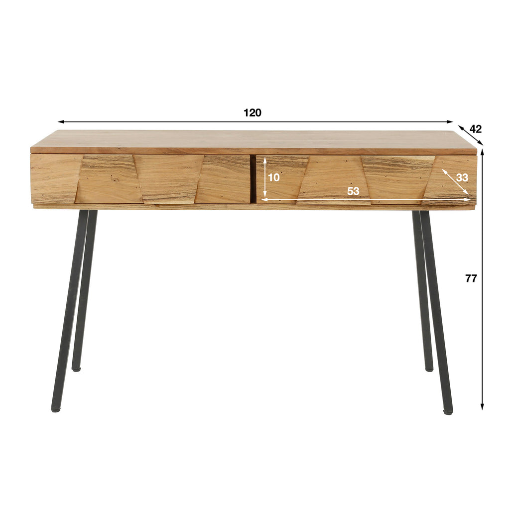 Kaptafel Demn | 2 Lades | Massief acacia