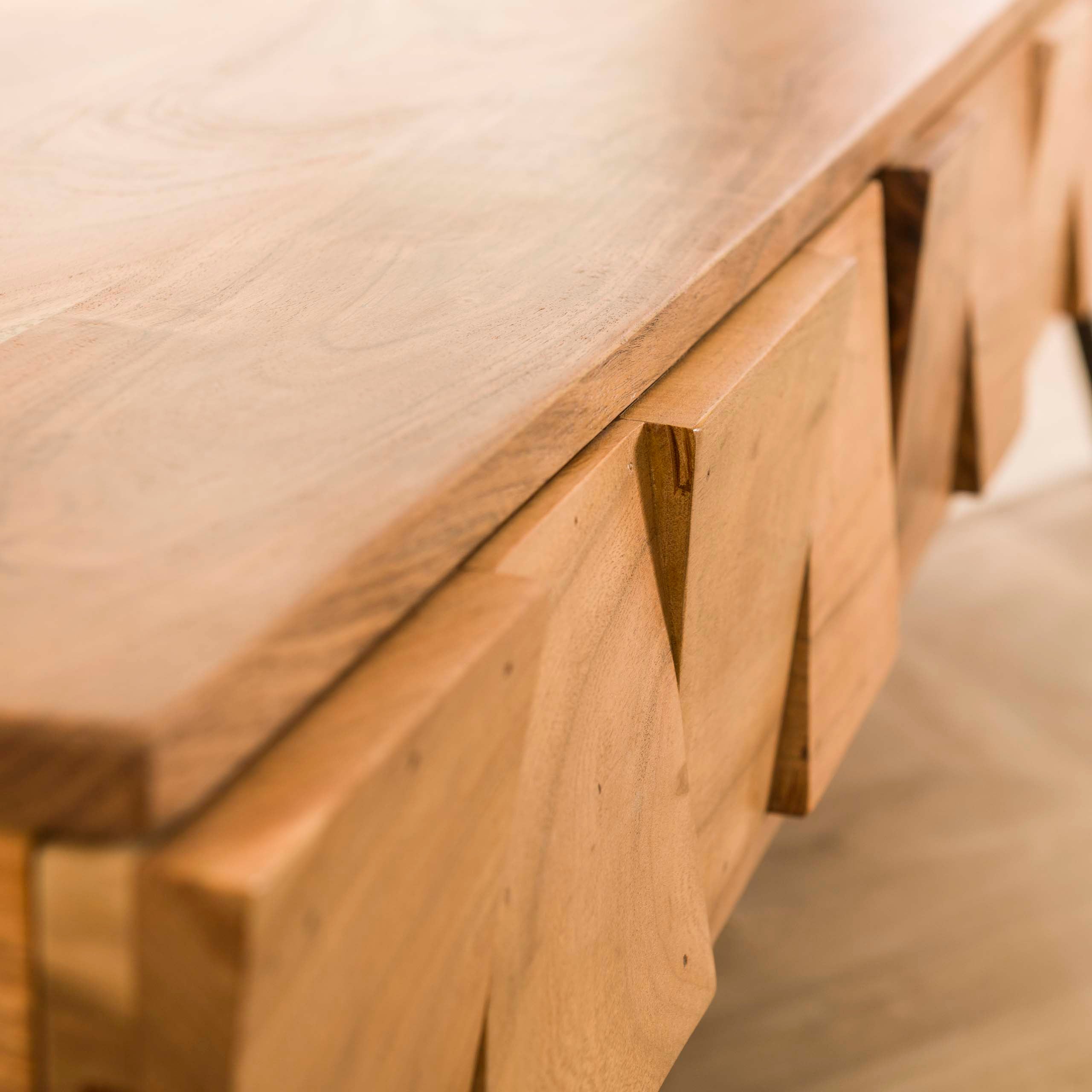 Kaptafel Demn | 2 Lades | Massief acacia