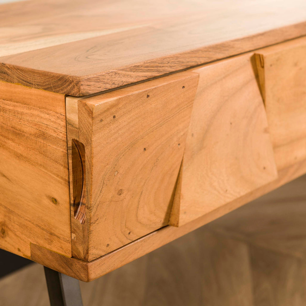 Kaptafel Demn | 2 Lades | Massief acacia