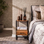 Nachtkastje Niche XS | 1 Lade | Massief acacia