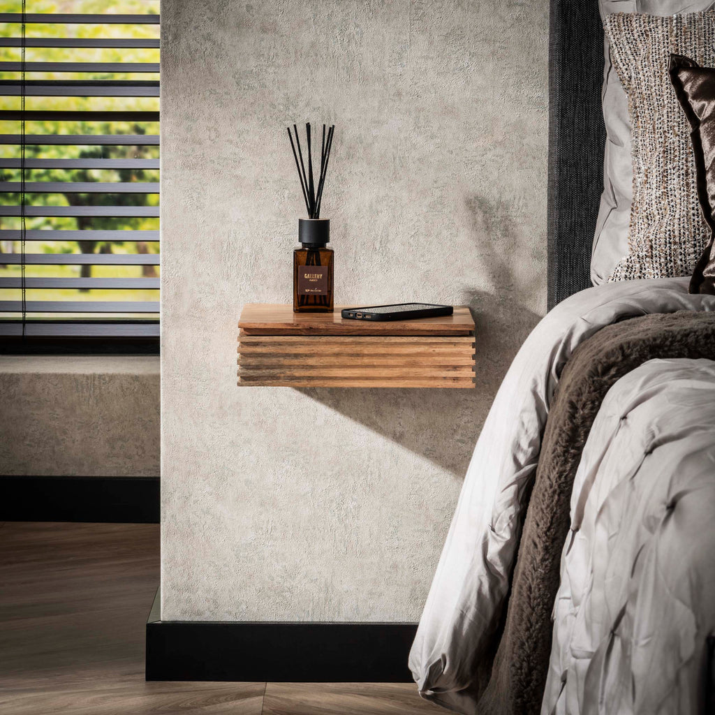 Nachtkastje Layer XS | 1 Lade | Massief acacia