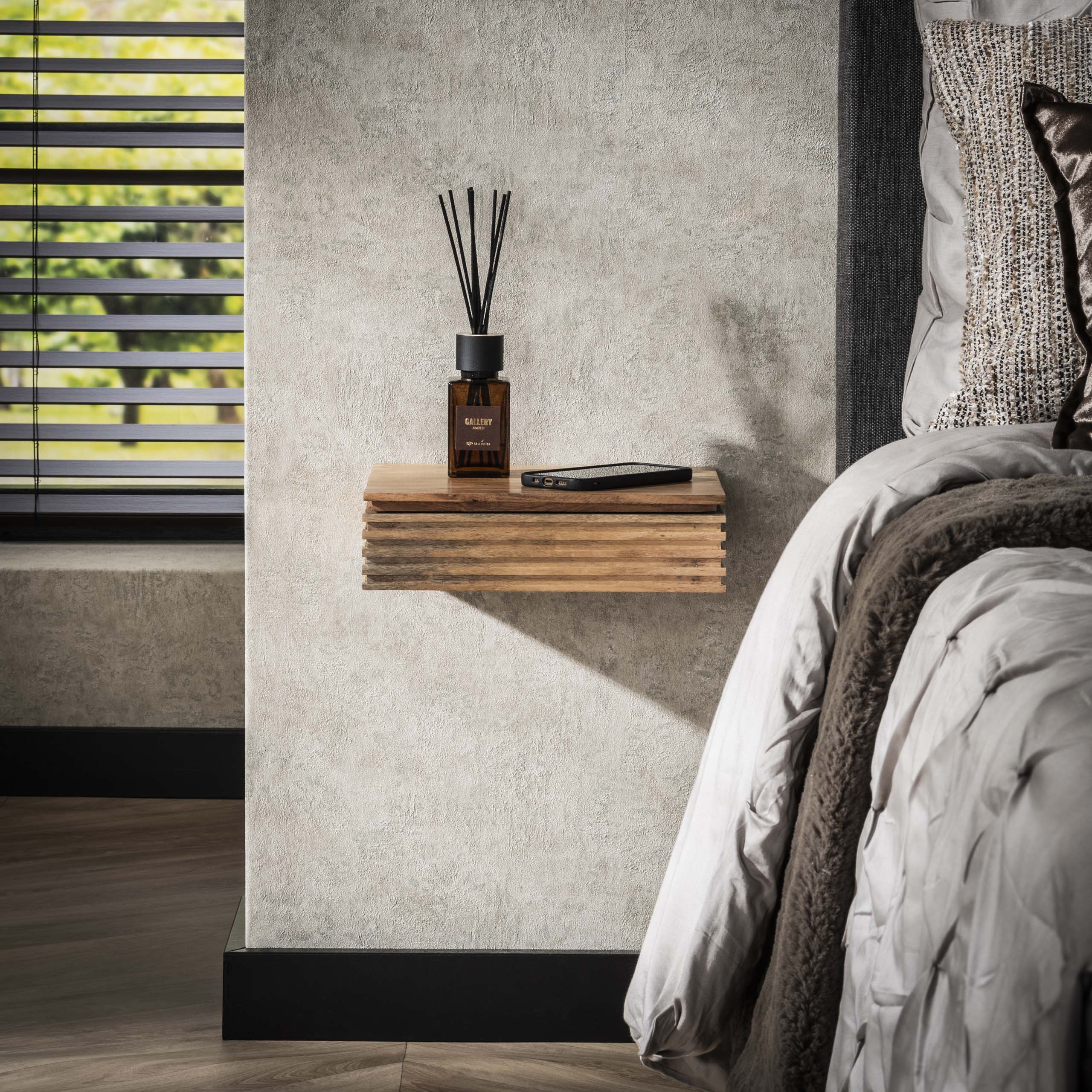 Nachtkastje Layer XS | 1 Lade | Massief acacia