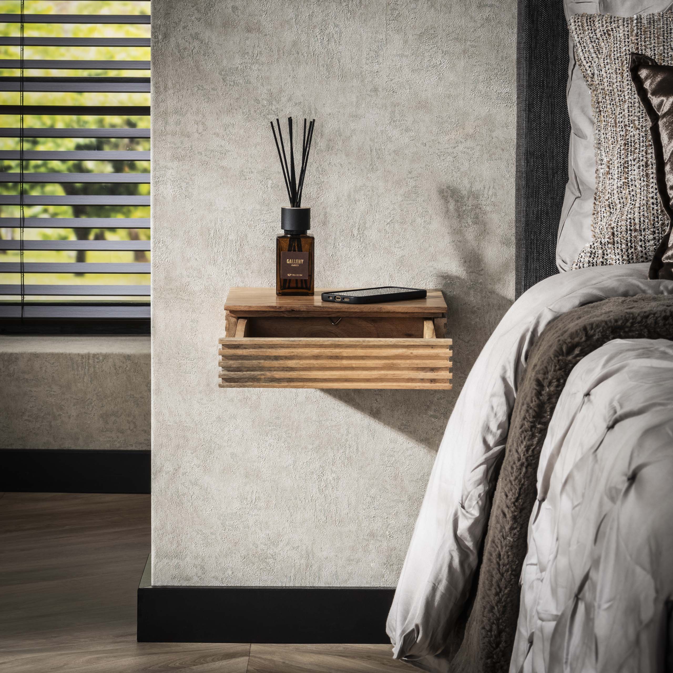 Nachtkastje Layer XS | 1 Lade | Massief acacia
