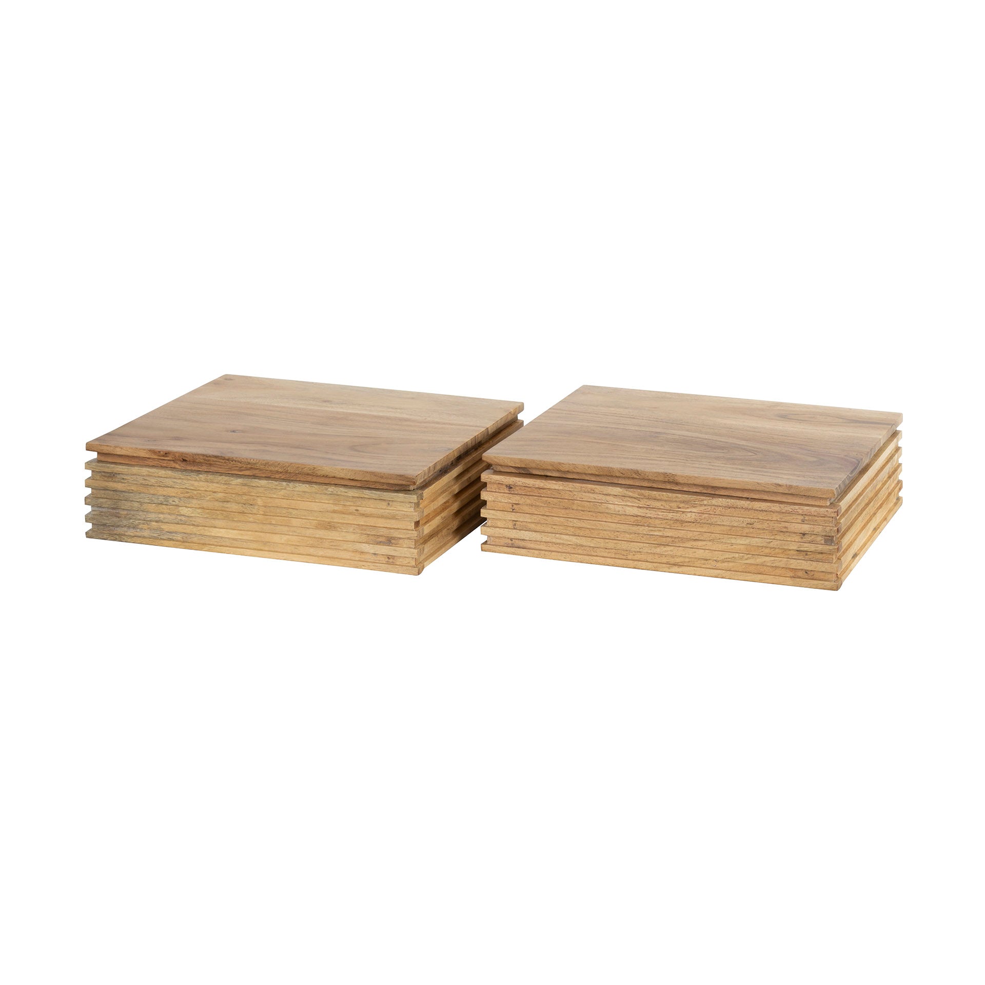 Nachtkastje Layer XS | 1 Lade | Massief acacia