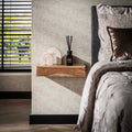 Nachtkastje Layer L | 1 Lade | Massief acacia | Set van 2