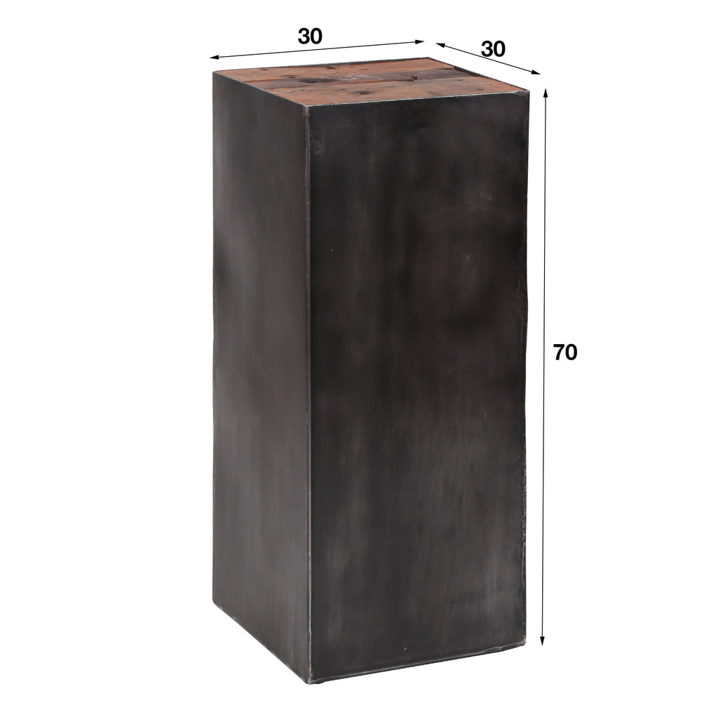 Bloemenzuil Raft | 70 cm | Robuust hardhout