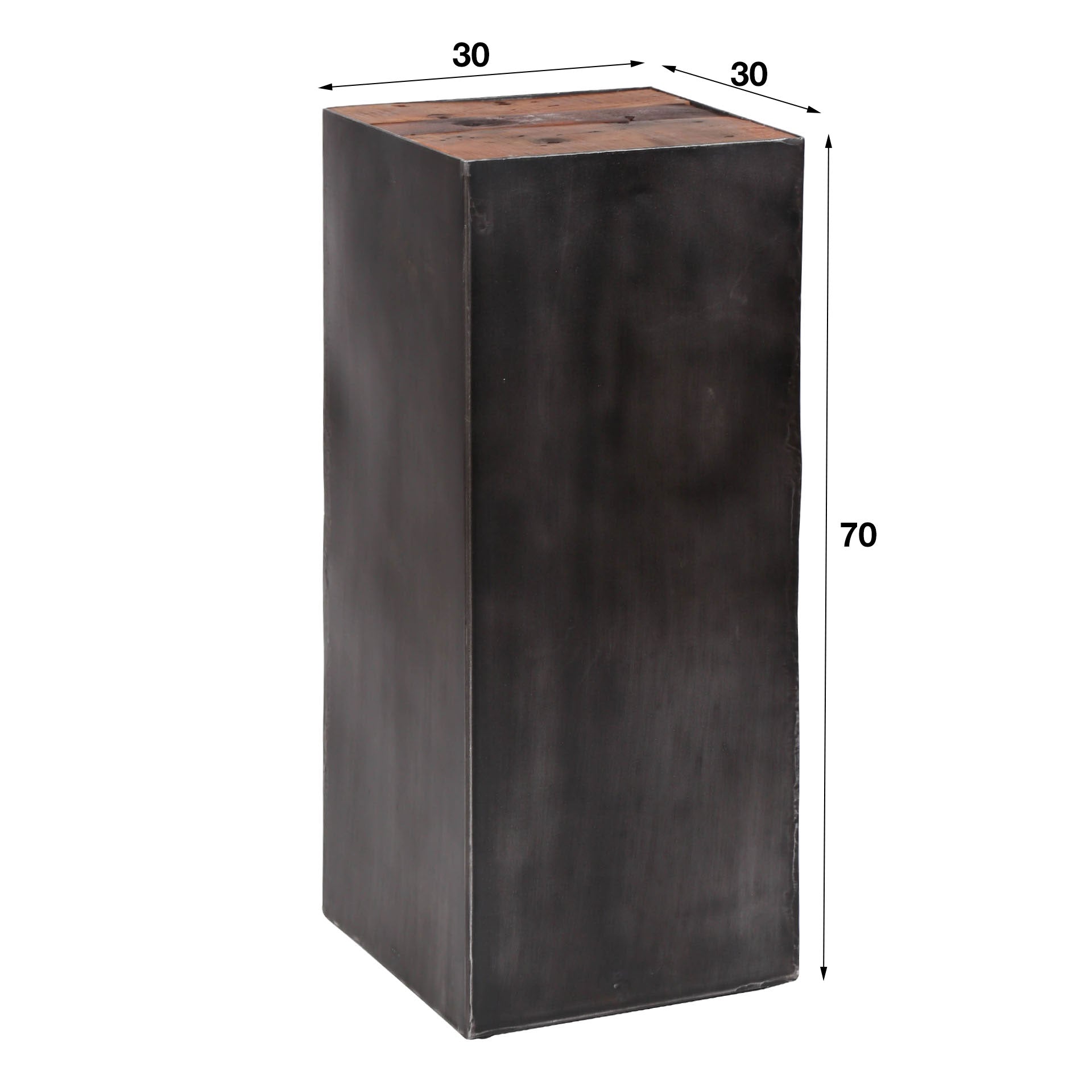 Bloemenzuil Raft | 70 cm | Robuust hardhout