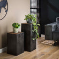 Bloemenzuil Raft | 70 cm | Robuust hardhout