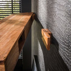 Wandplank Tree | 100 cm | Massief acacia naturel