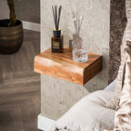 Nachtkastje Tree XS | 1 Lade | Set van 2 | Massief acacia