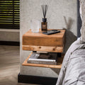 Nachtkastje Shelve | 1 Lade | Massief acacia