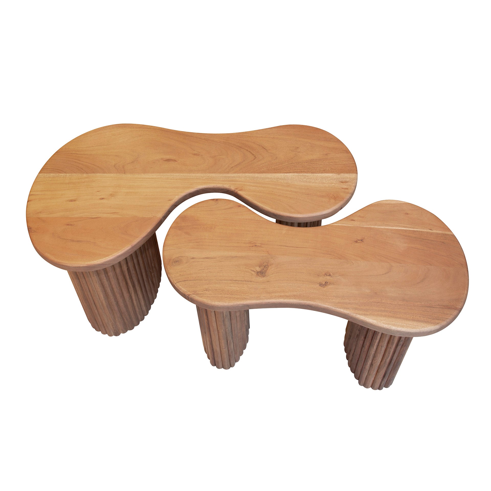 Salontafel Fuse | Set van 2 | Massief acacia