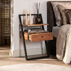 Nachtkastje Lean | 1 Lade | Massief acacia naturel