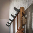 Kapstok Tweak Hoog | 14 Haken | Massief mango zand