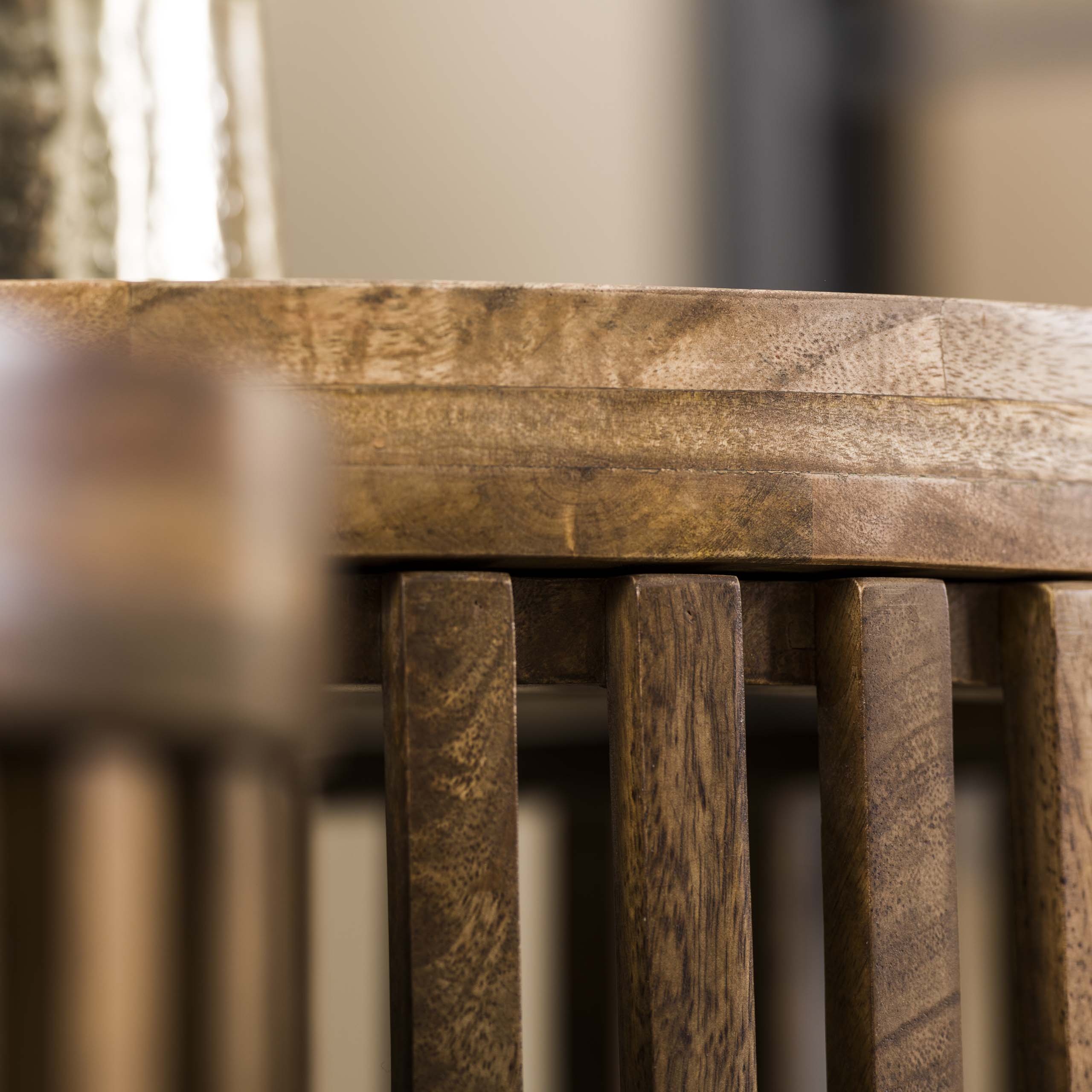 Salontafel Tweak | Set van 2 | Massief mango zand