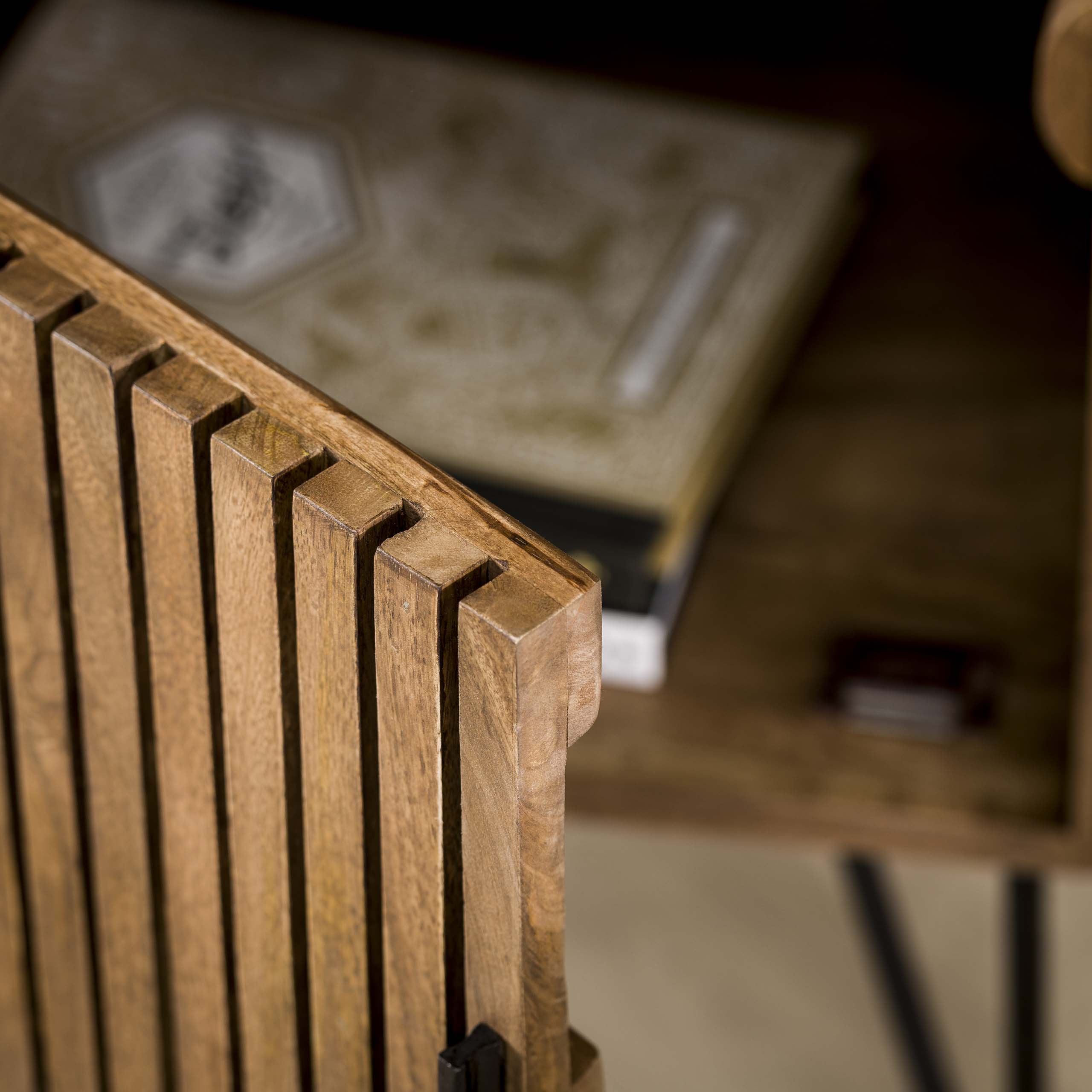 Wijnkast Tweak | 15 vakken | Massief mango zand