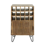 Wijnkast Tweak | 15 vakken | Massief mango zand