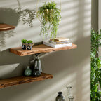 Wandplank Edge | 90 cm | Massief acacia