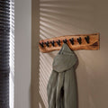 Kapstok Edge | 8 Haken | Massief acacia naturel