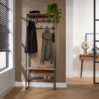 Garderobemeubel Edge | Massief acacia | Live edge