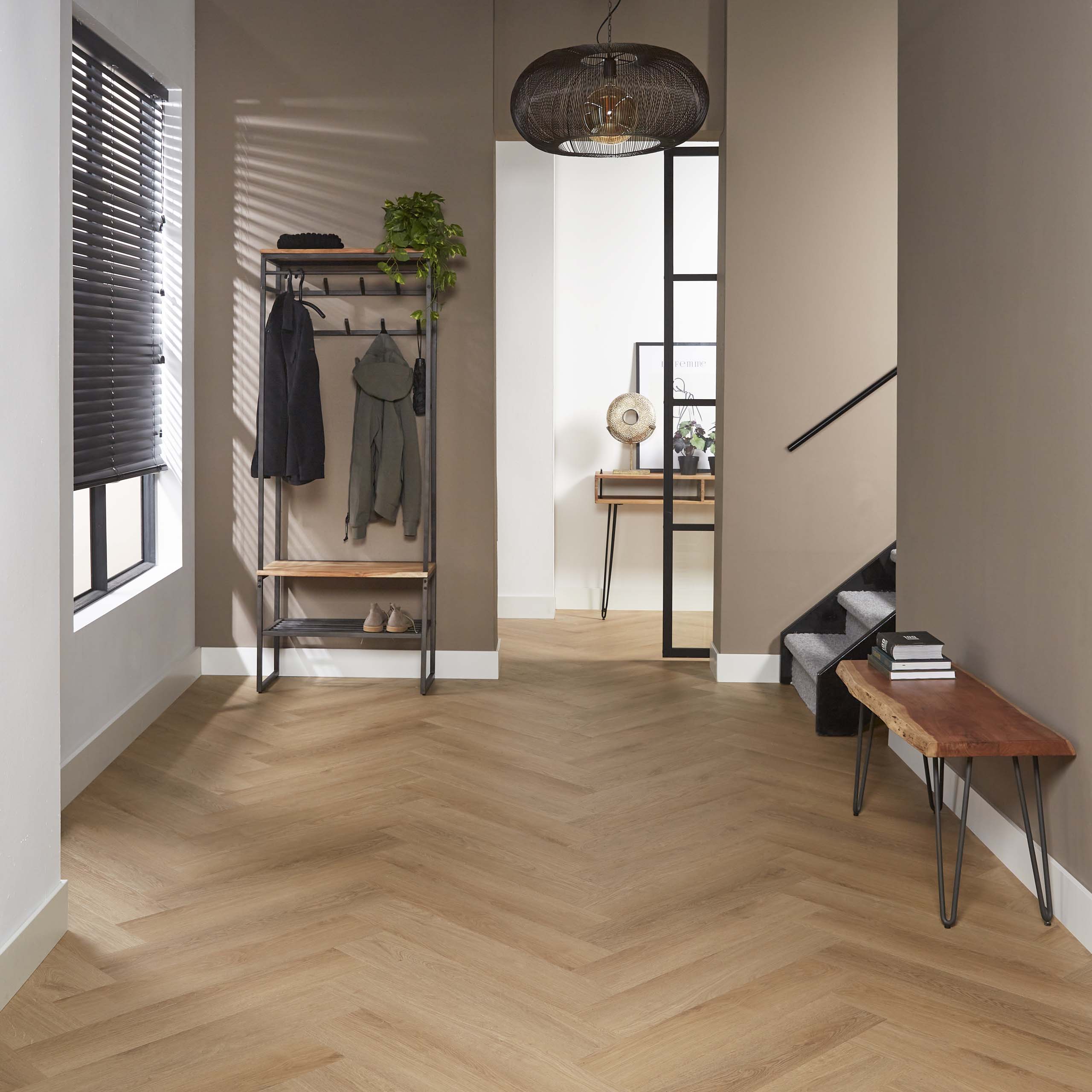 Garderobemeubel Edge | Massief acacia | Live edge