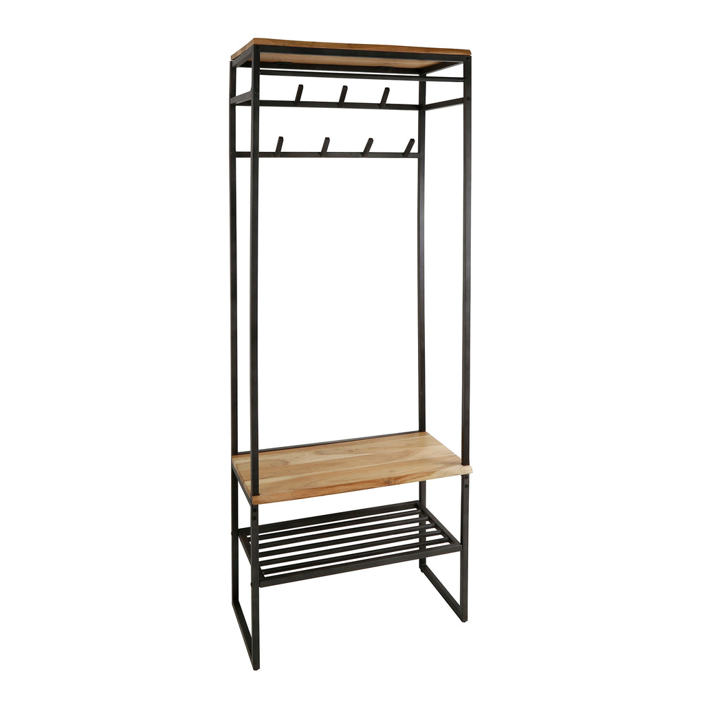 Garderobemeubel Edge | Massief acacia | Live edge