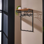 Kapstok Custom | Hoog | 2x4 haken | Massief acacia