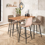 Bartafel Edge 130cm | Massief acacia naturel