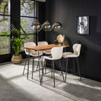 Bartafel Edge 130cm | Massief acacia naturel