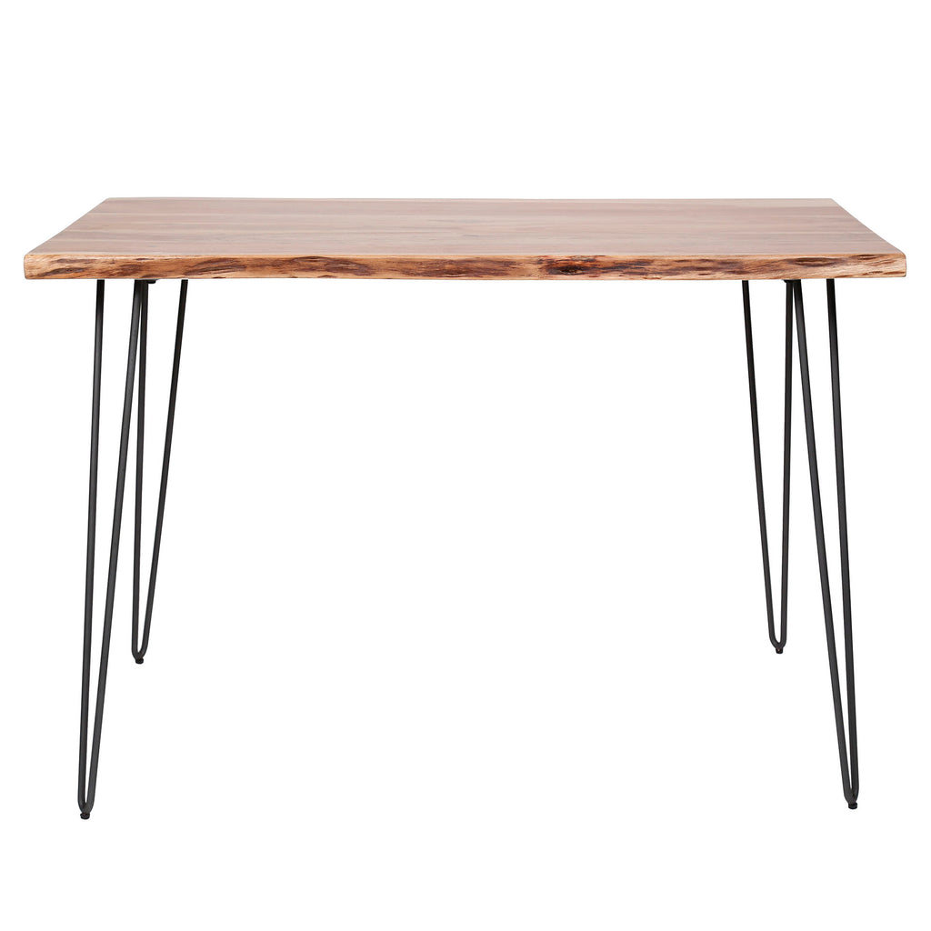 Bartafel Edge 130cm | Massief acacia naturel