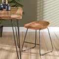 Kruk Ergo | 2-stuks | Massief acacia naturel