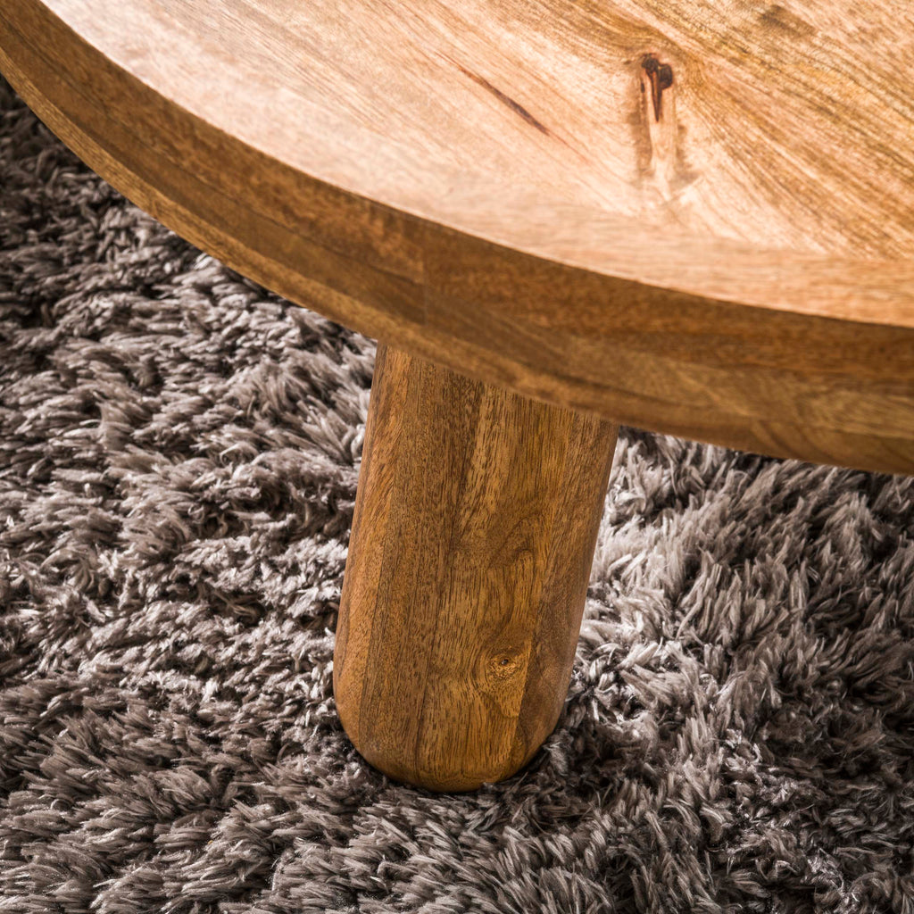 Salontafel Tripod | Set van 2 | Massief mango zand