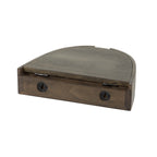 Nachtkastje Cove | 1 Lade | Massief acacia glaze brown