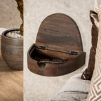 Nachtkastje Cove | 1 Lade | Massief acacia glaze brown