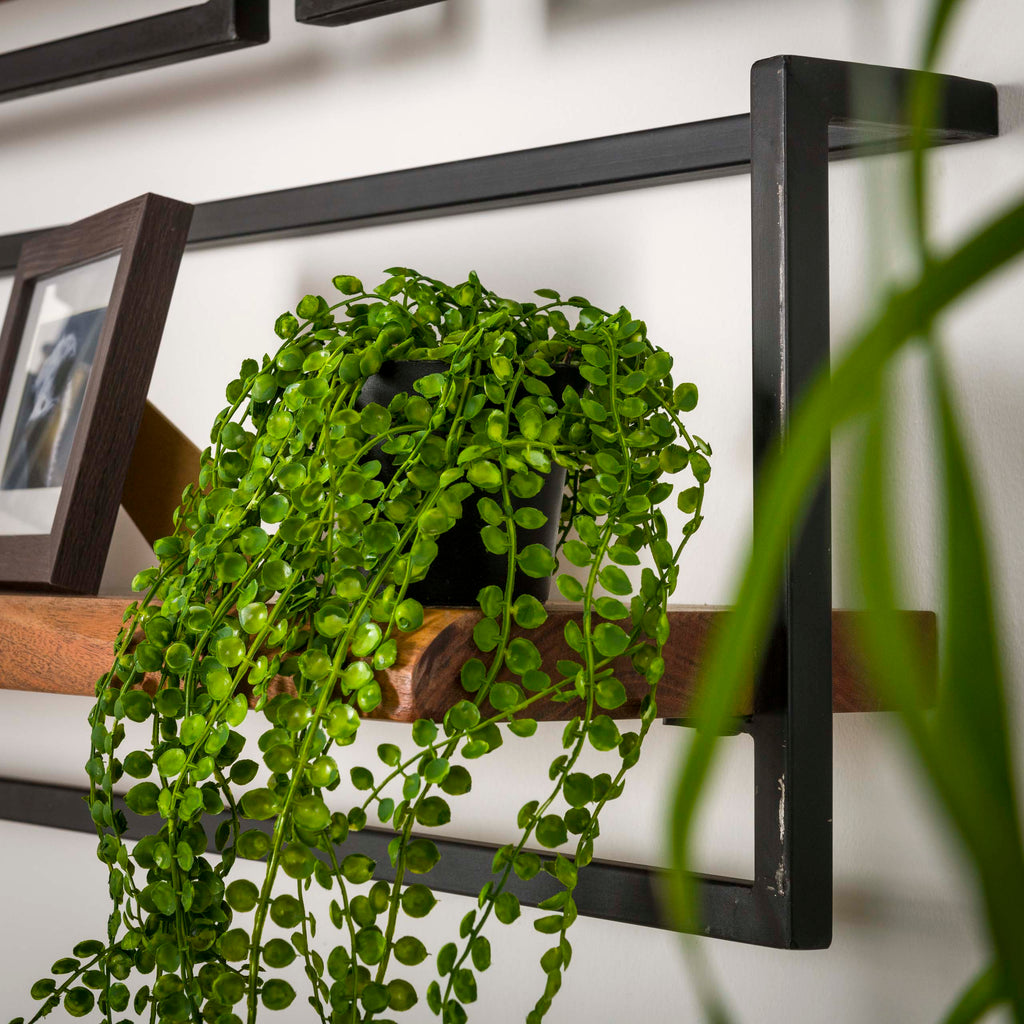 Wandplank Edge Frame | 20 cm | Massief acacia