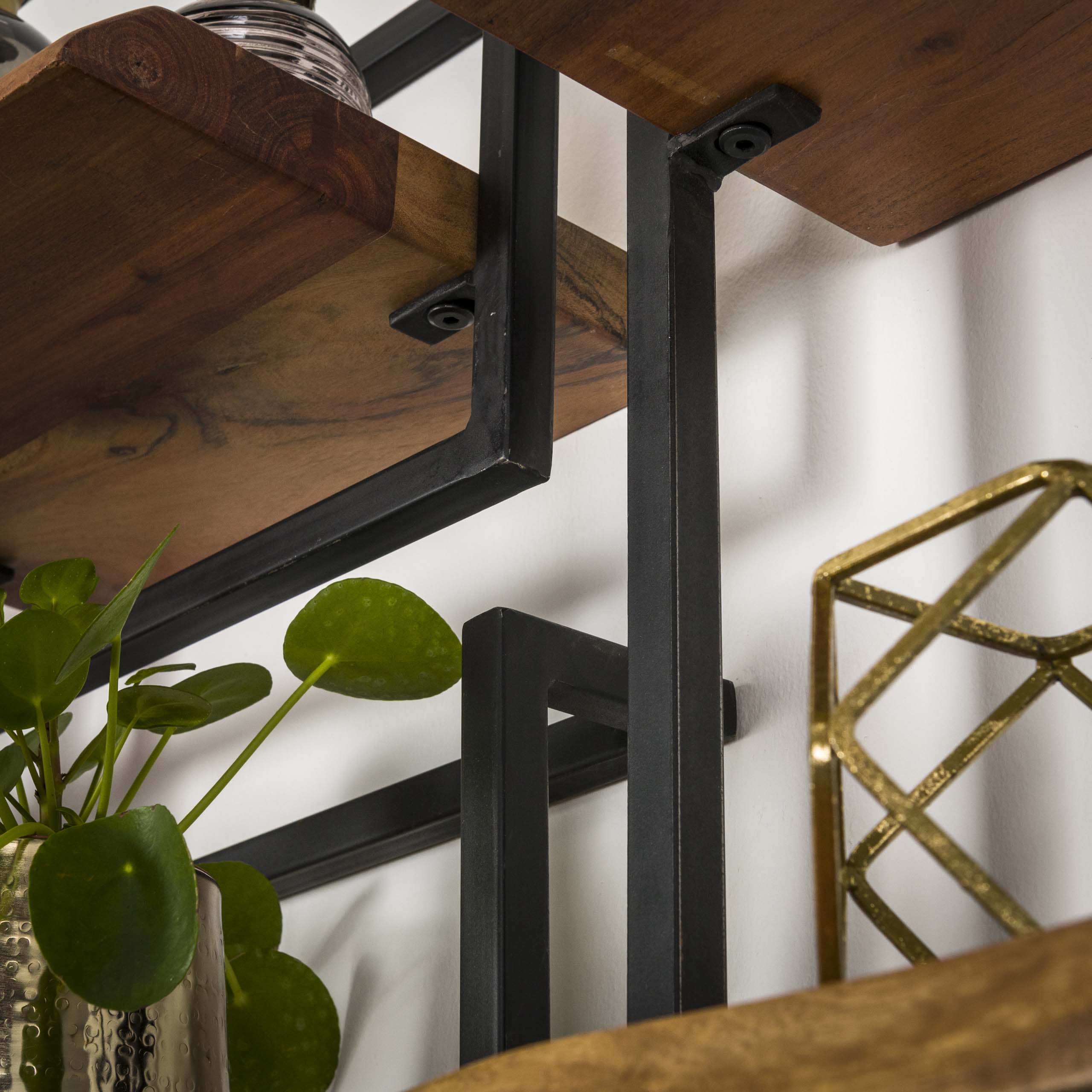 Wandplank Edge Frame | 30 cm | Massief acacia