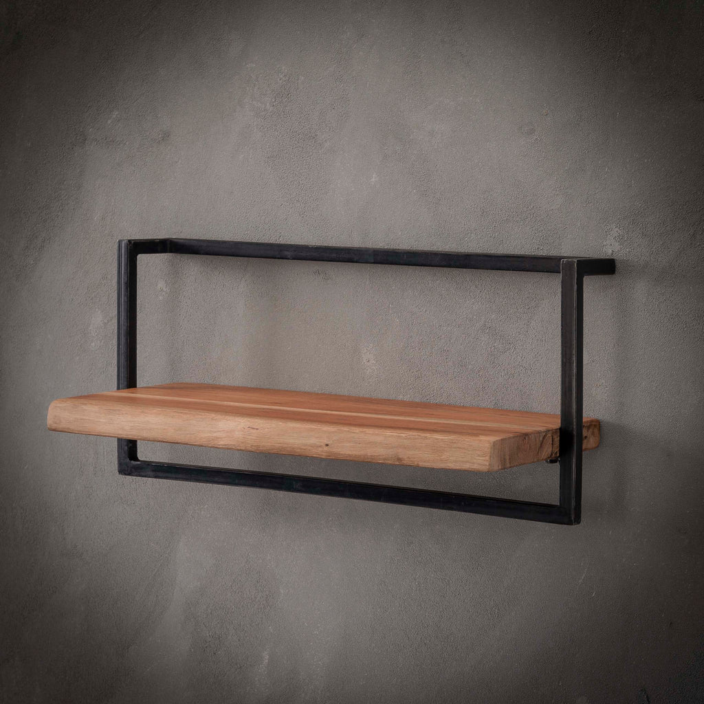 Wandplank Edge Frame | 65 cm | Massief acacia