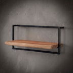 Wandplank Edge Frame | 65 cm | Massief acacia