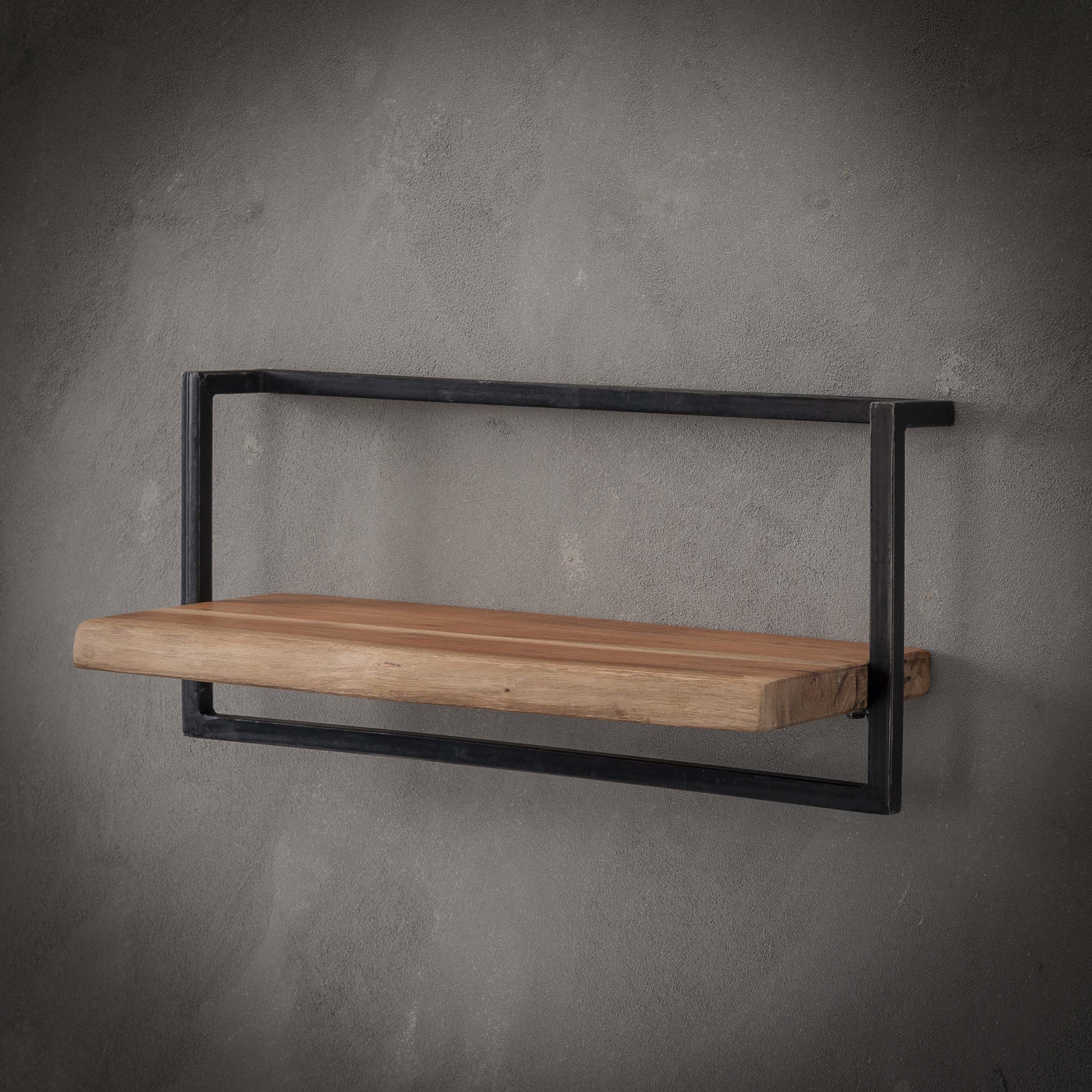 Wandplank Edge Frame | 65 cm | Massief acacia