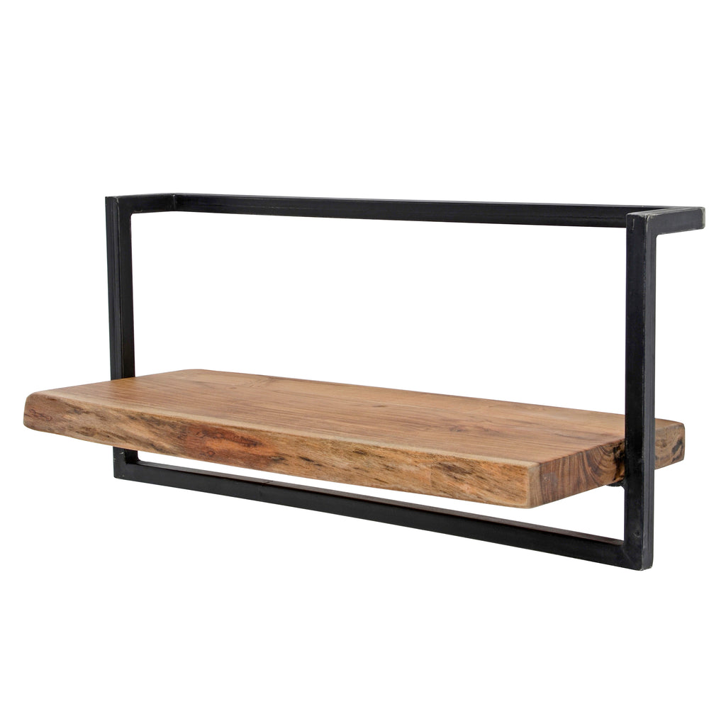 Wandplank Edge Frame | 65 cm | Massief acacia