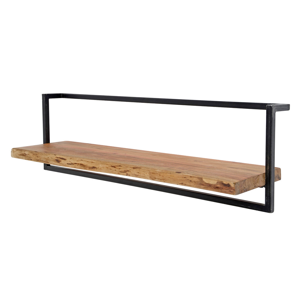 Wandplank Edge Frame | 100 cm | Massief acacia