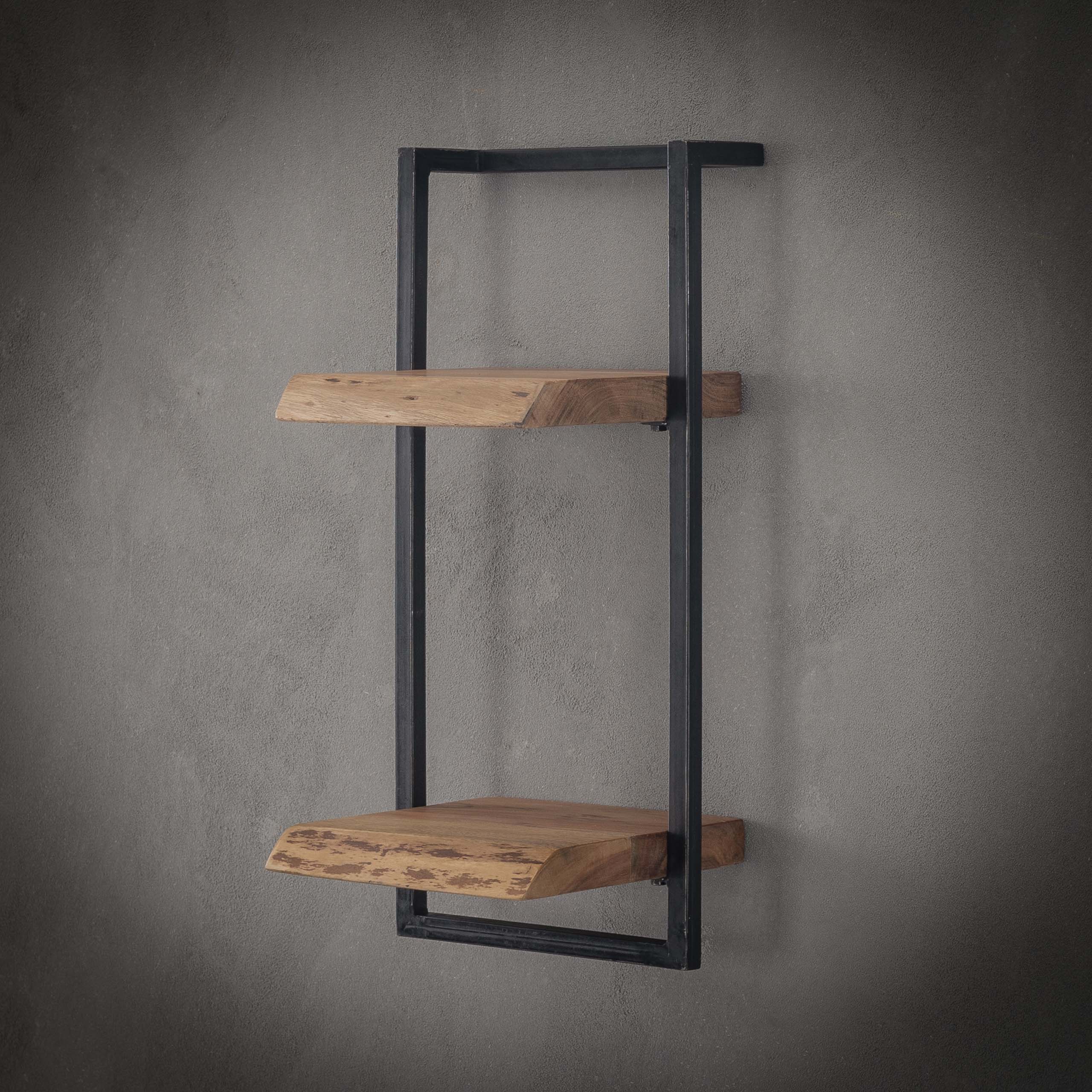 Wandplank Edge Frame | 30x65 cm | Massief acacia