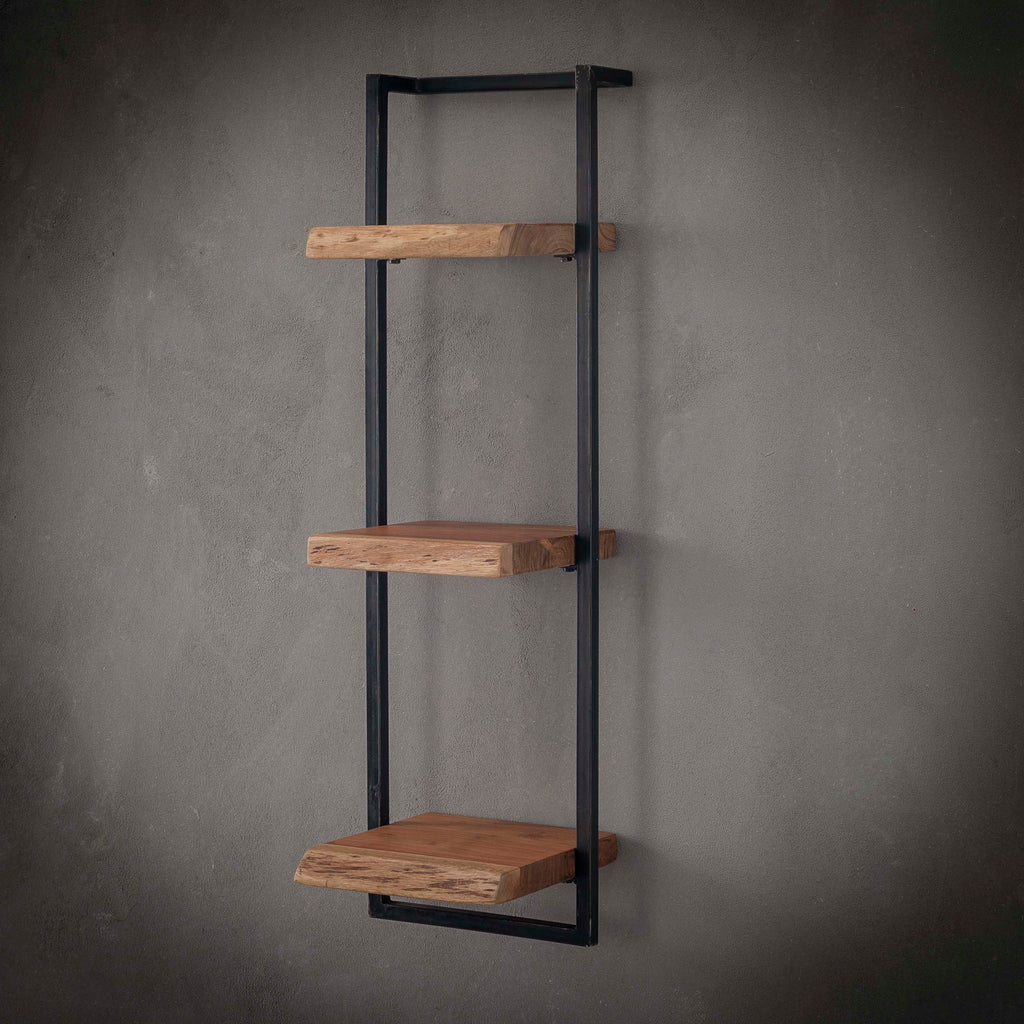 Wandplank Edge Frame | 30x100 cm | Massief acacia